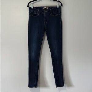 Levi’s Dark Blue 711 Skinny Filiforme Jeans